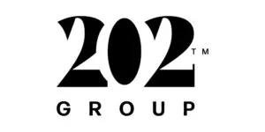Black text logo displaying 202™ Group Ltd on a white background, with 202 in large bold font and Group Ltd in smaller font below.