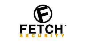 Logo with a tilted letter F inside a circle above the words FETCH in black and SECURITY in yellow on a white background, representing Fetch Fire & Security. Ideal for businesses seeking advanced security systems and reliable fire safety solutions.