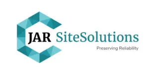 Logo for JAR Site Solutions Ltd featuring a geometric teal C shape, the company name in black and teal text, and the tagline “Preserving Reliability” to the right—a professional design that reflects the strength and innovation of JAR Site Solutions in delivering expert site solutions.