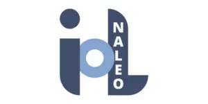 Logo featuring abstract blue shapes forming the initials IPL with the word NALEO vertically inside the L shape, designed to commemorate Sue Nelson’s legacy leading into 2026.