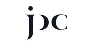 Stylised black lowercase letters jpc on a white background, using a modern, serif typeface, thoughtfully reflecting the professional identity of JPC Safety Limited.