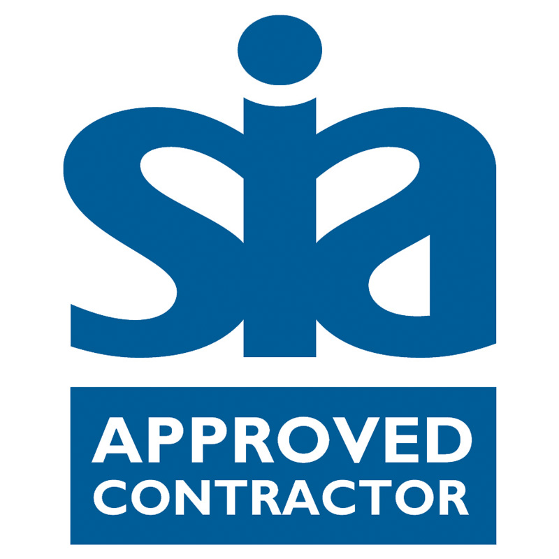 Blue SIA Approved Contractor logo with large sia letters above a rectangular box containing the words APPROVED CONTRACTOR in white text.